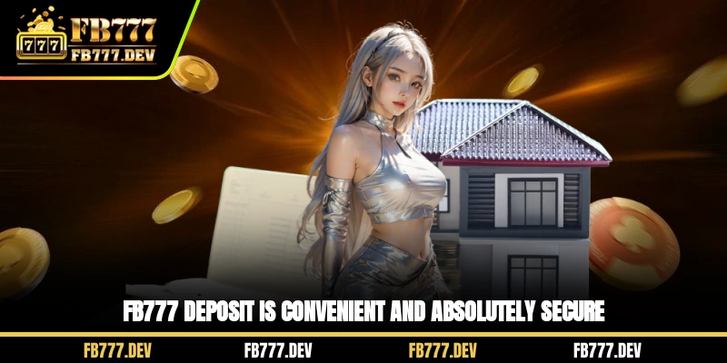 FB777 deposit is convenient and absolutely secure