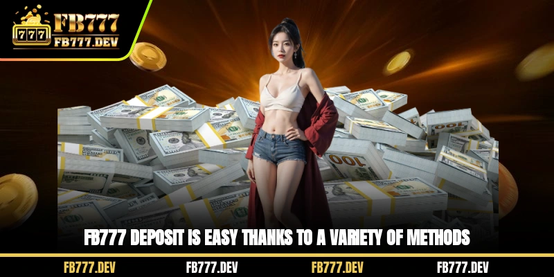 FB777 deposit is easy thanks to a variety of methods
