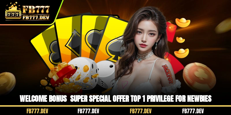 FB777 Welcome Bonus - Super Special Offer Top 1 Privilege For Newbies